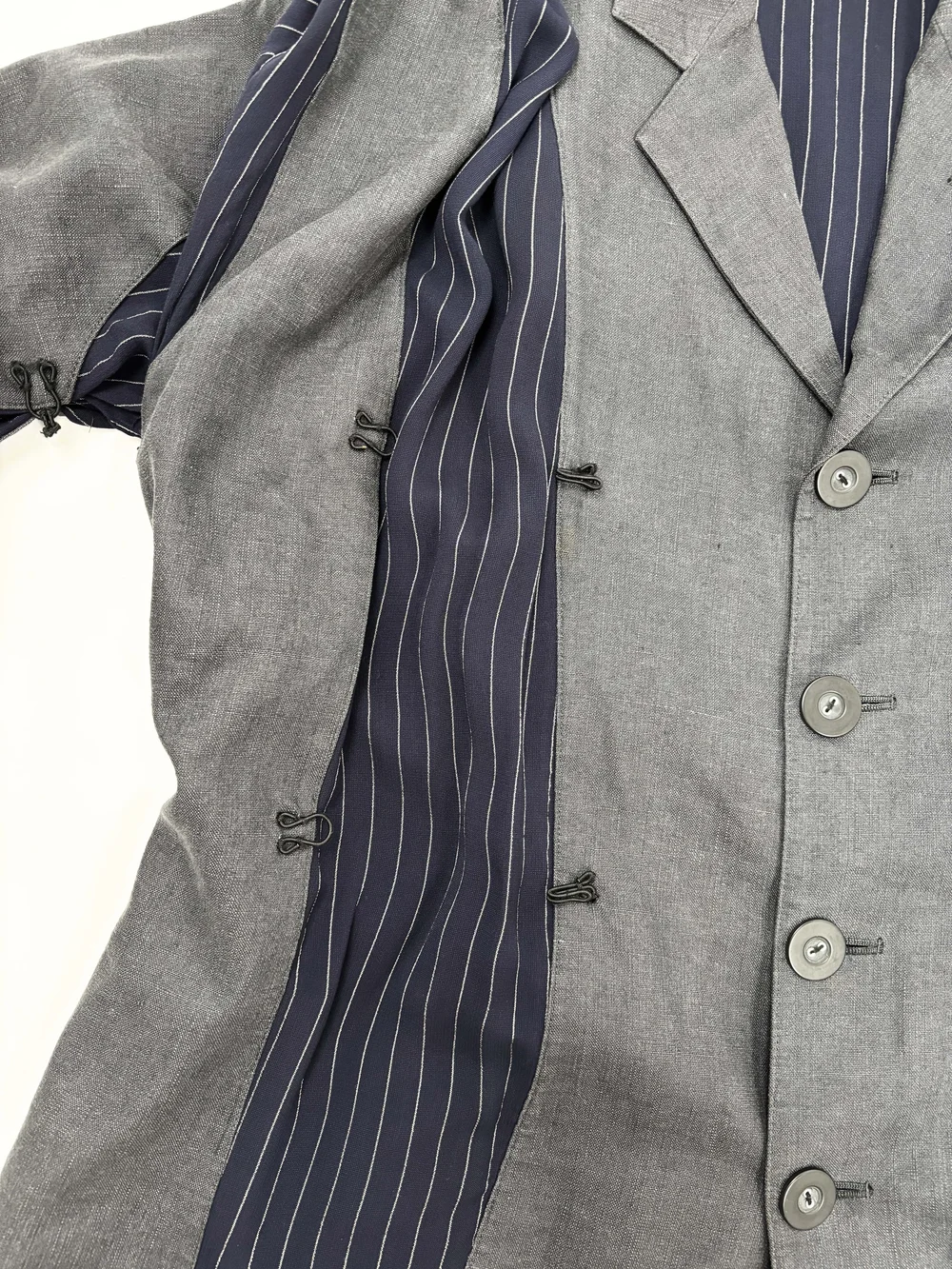 Jean Paul Gaultier S/S 1994 hook and eye jacket — JAMES VELORIA